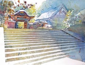 Licht und Schatten, Treppe Engaku-ji-Tempel